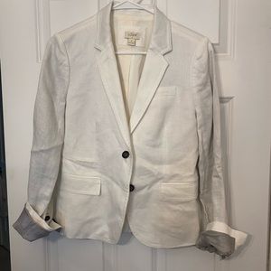 JCrew linen blazer